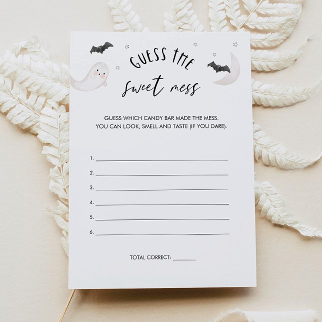 SUGARBOO Halloween Raten Sie die Sweet Mess Game C Einladung (Von Creator hochgeladen)