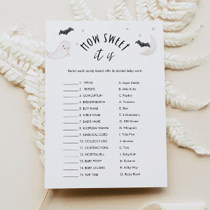 SUGARBOO Wie süß es ist Halloween Baby Game Einladung