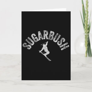 Sugarbush Ski Vintage Vermont Skifahren Cooler Ski Karte