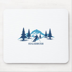 Sugarbush Vermont Skifahren Ski Snowboarden in Ver Mousepad
