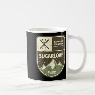 Sugarloaf Maine Skifahren vintage Kaffeetasse