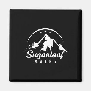 Sugarloaf Maine Skigebiet Snowboarden Magnet