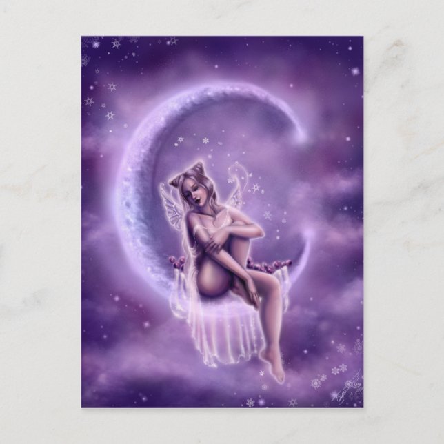 Sugarplum Moon Postcard Postkarte (Vorderseite)