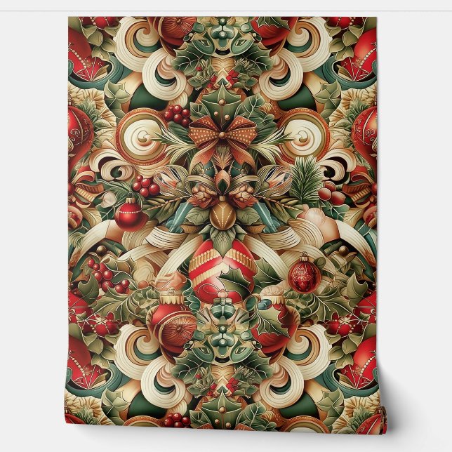 Sugarplum Sparkle Christmas Tapete (Abrollen)