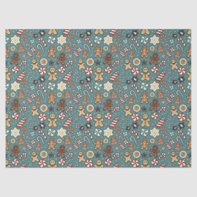 Sugarplum Swirls Seidenpapier (Vorderseite)