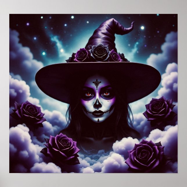 SugarSkullWitch Poster (Vorne)