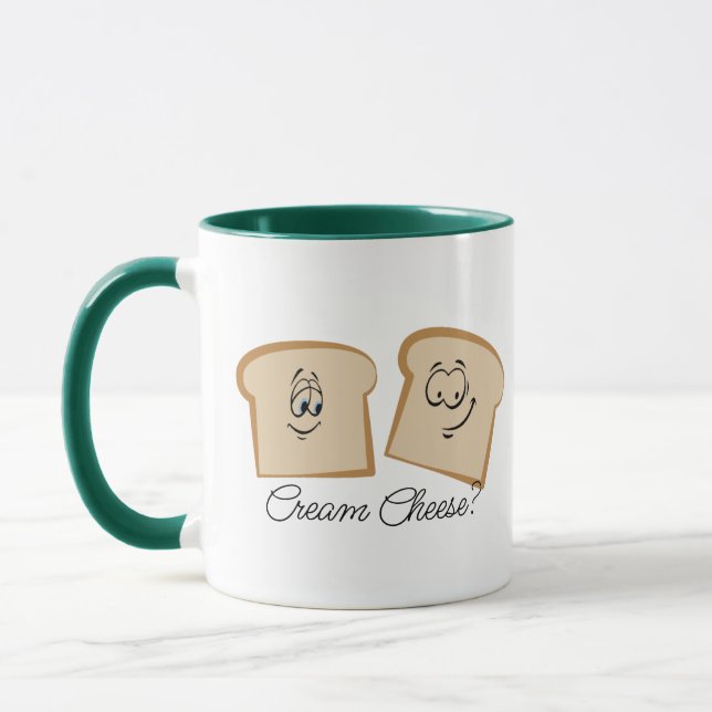 Suggestive Toast Couple Tasse, Funny Cream Chese Tasse (Links)