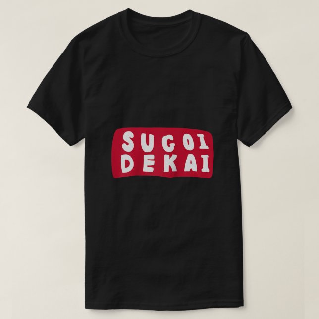 Sugoi Dekai Anime Cosplay Raglan Baseball T-Shirt (Design vorne)