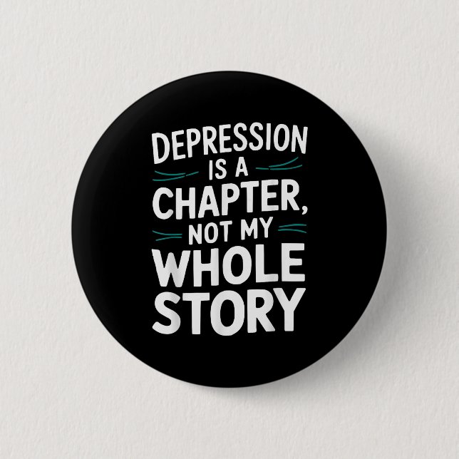 Suicide Awareness Depression Anxiety Mental Health Button (Vorderseite)