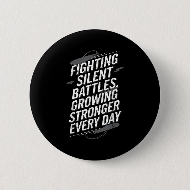 Suicide Awareness Depression Anxiety Mental Health Button (Vorderseite)