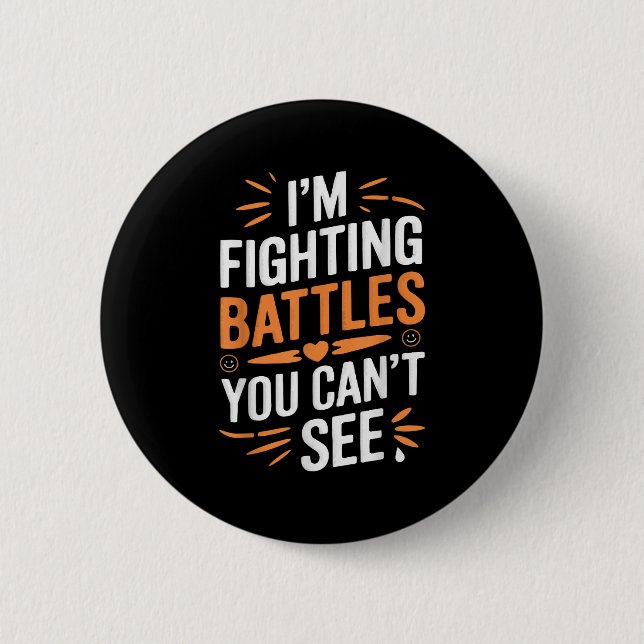 Suicide Awareness Depression Anxiety Mental Health Button (Vorderseite)