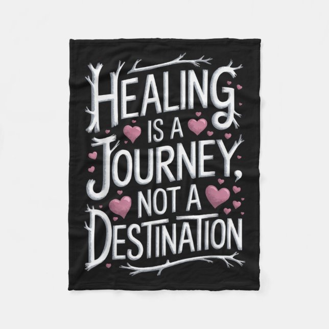 Suicide Awareness Depression Anxiety Mental Health Fleecedecke (Vorderseite)