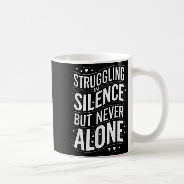 Suicide Awareness Depression Anxiety Mental Health Kaffeetasse (Rechts)