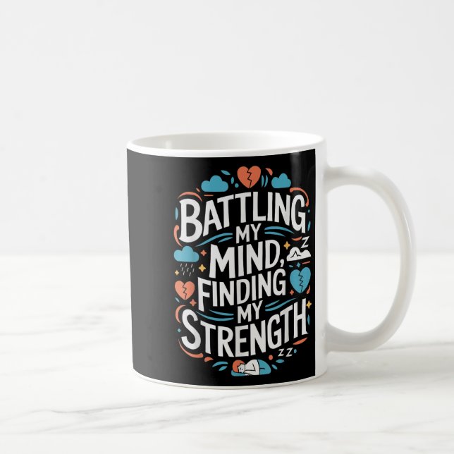 Suicide Awareness Depression Anxiety Mental Health Kaffeetasse (Rechts)