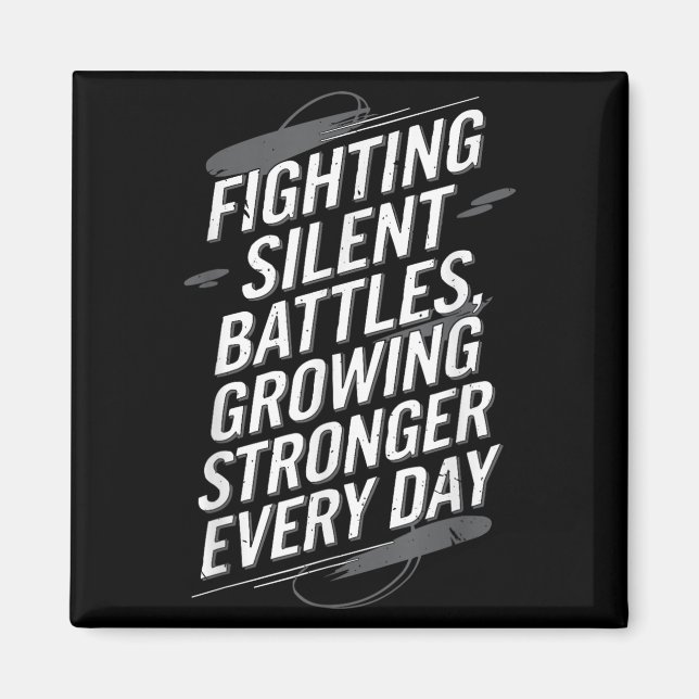 Suicide Awareness Depression Anxiety Mental Health Magnet (Vorne)