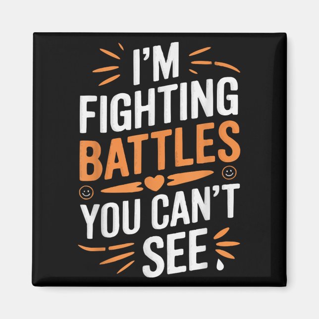 Suicide Awareness Depression Anxiety Mental Health Magnet (Vorne)