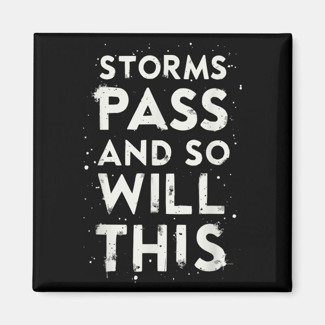 Suicide Awareness Depression Anxiety Mental Health Magnet (Vorne)