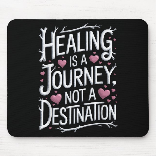 Suicide Awareness Depression Anxiety Mental Health Mousepad (Vorne)