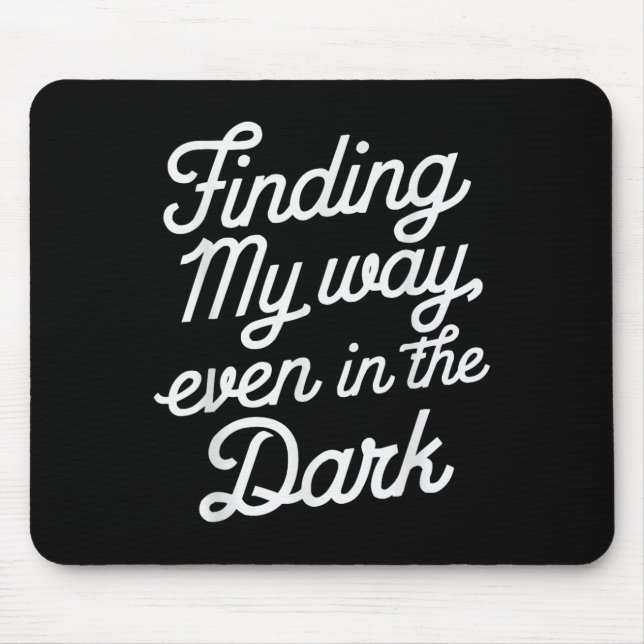 Suicide Awareness Depression Anxiety Mental Health Mousepad (Vorne)