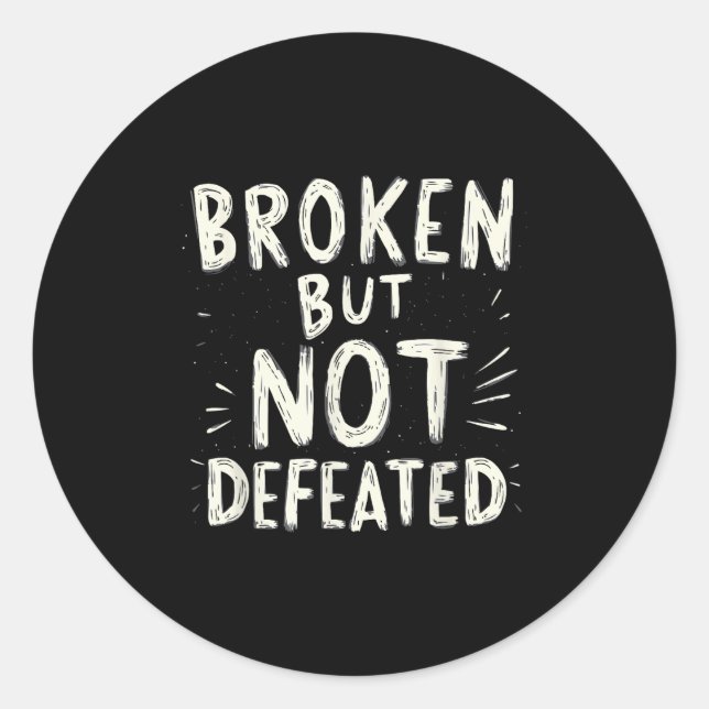 Suicide Awareness Depression Anxiety Mental Health Runder Aufkleber (Vorderseite)