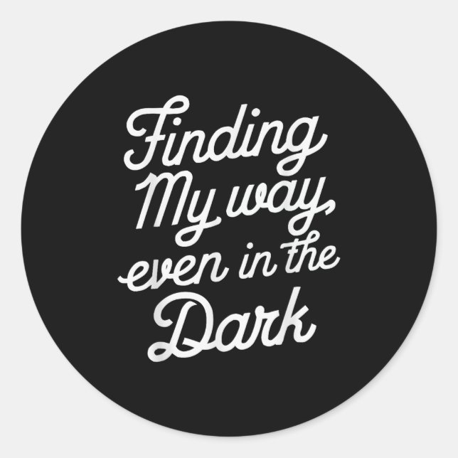 Suicide Awareness Depression Anxiety Mental Health Runder Aufkleber (Vorderseite)