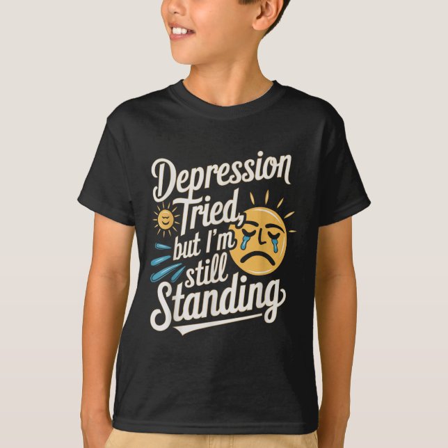 Suicide Awareness Depression Anxiety Mental Health T-Shirt (Vorderseite)