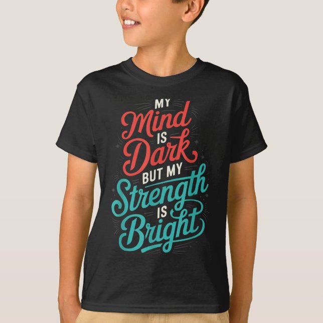 Suicide Awareness Depression Anxiety Mental Health T-Shirt (Vorderseite)