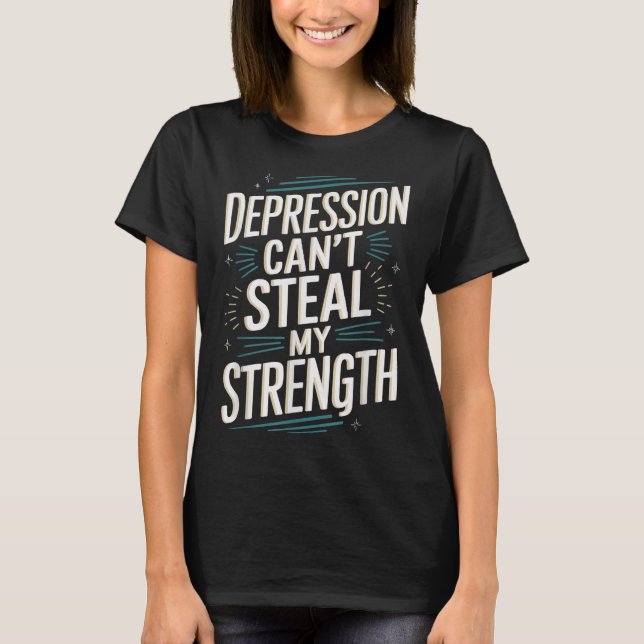 Suicide Awareness Depression Anxiety Mental Health T-Shirt (Vorderseite)