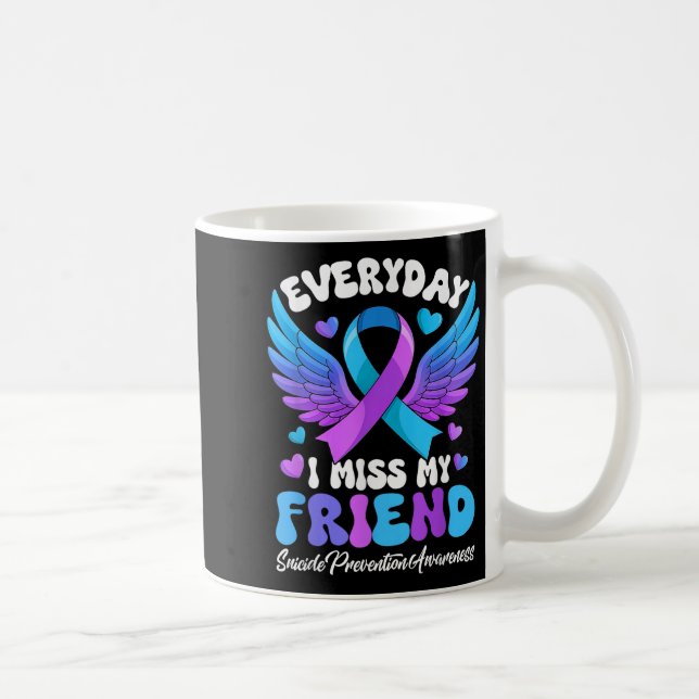 Suicide Awareness Friend Suicide Prevention Awaren Kaffeetasse (Rechts)