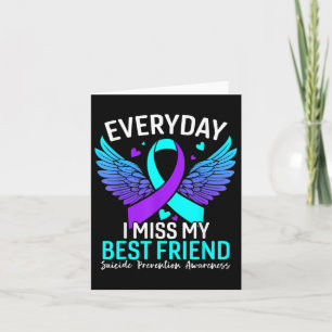 Suicide Awareness Shirt Best Friend Suicide Preven Karte