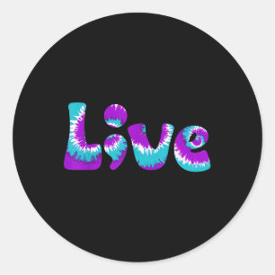 Suicide Awareness Shirt Live Semicolon Aquamarin L Runder Aufkleber