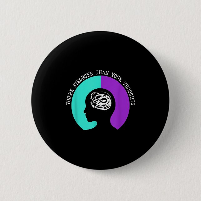 Suicide Awareness Suicide Prevention Suprt Survivo Button (Vorderseite)