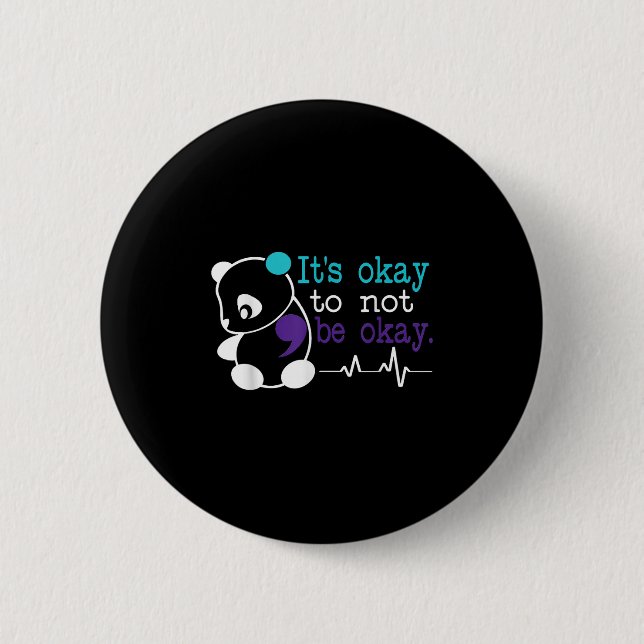 Suicide Awareness Suicide Prevention Suprt Survivo Button (Vorderseite)