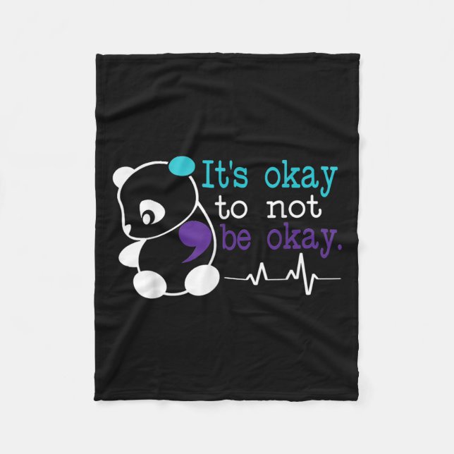 Suicide Awareness Suicide Prevention Suprt Survivo Fleecedecke (Vorderseite)