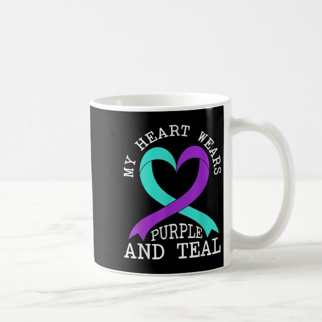 Suicide Awareness Suicide Prevention Suprt Survivo Kaffeetasse (Rechts)