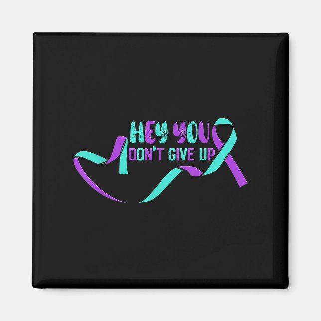 Suicide Awareness Suicide Prevention Suprt Survivo Magnet (Vorne)