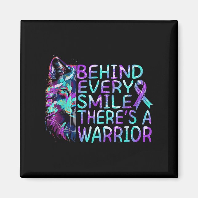 Suicide Awareness Suicide Prevention Suprt Survivo Magnet (Vorne)