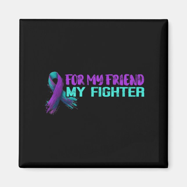 Suicide Awareness Suicide Prevention Suprt Survivo Magnet (Vorne)