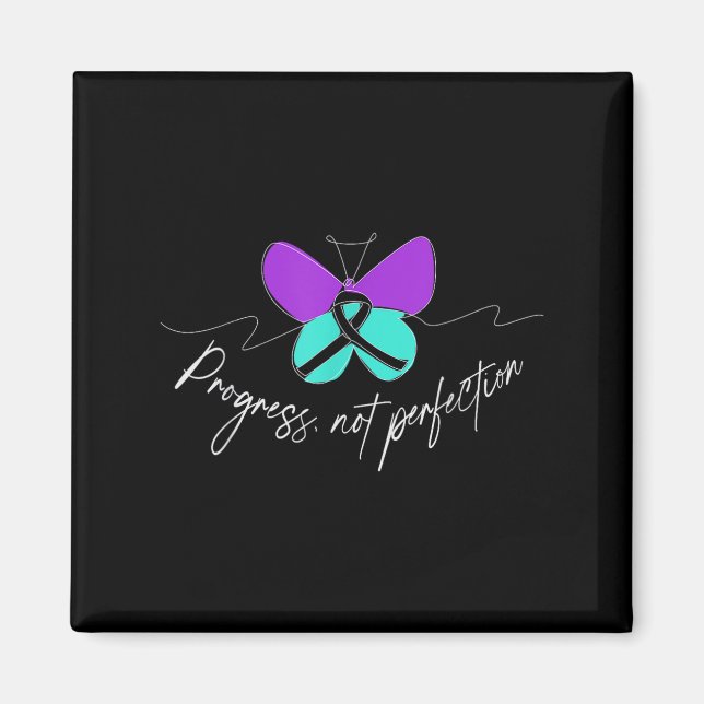 Suicide Awareness Suicide Prevention Suprt Survivo Magnet (Vorne)