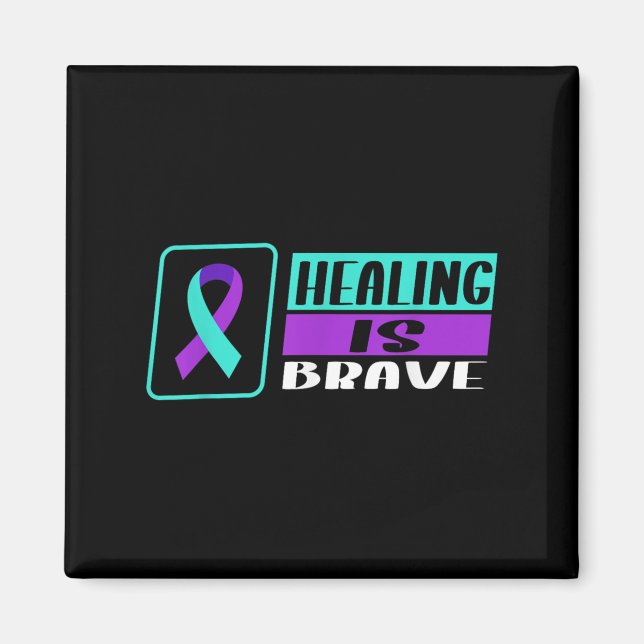 Suicide Awareness Suicide Prevention Suprt Survivo Magnet (Vorne)