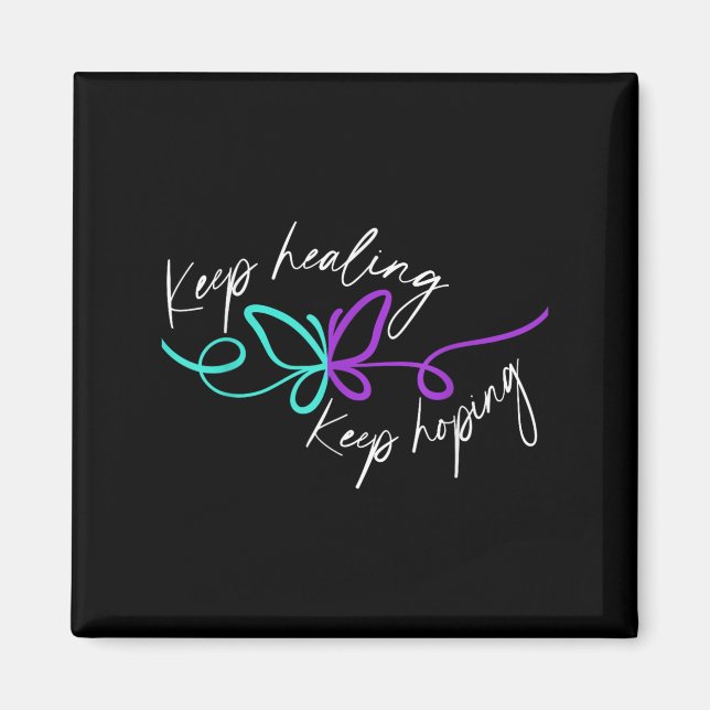 Suicide Awareness Suicide Prevention Suprt Survivo Magnet (Vorne)