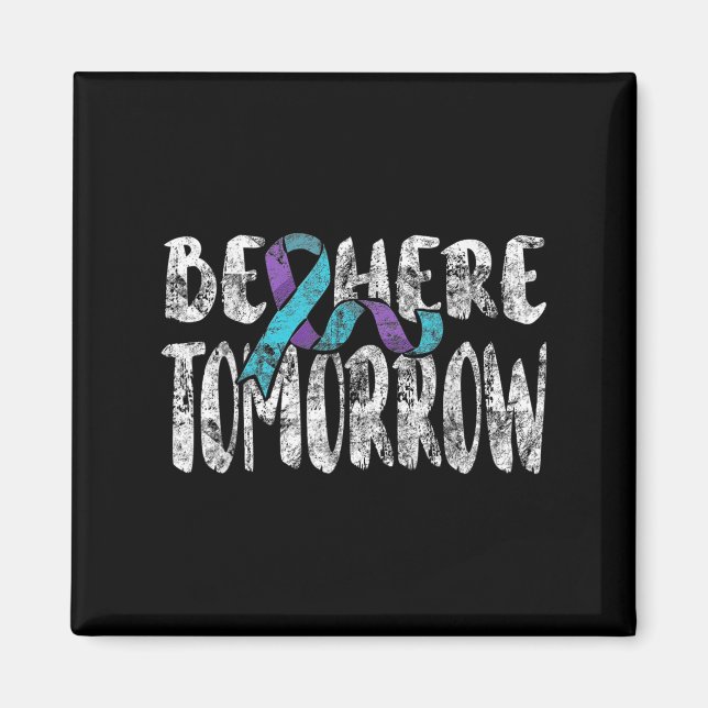 Suicide Awareness Suicide Prevention Suprt Survivo Magnet (Vorne)