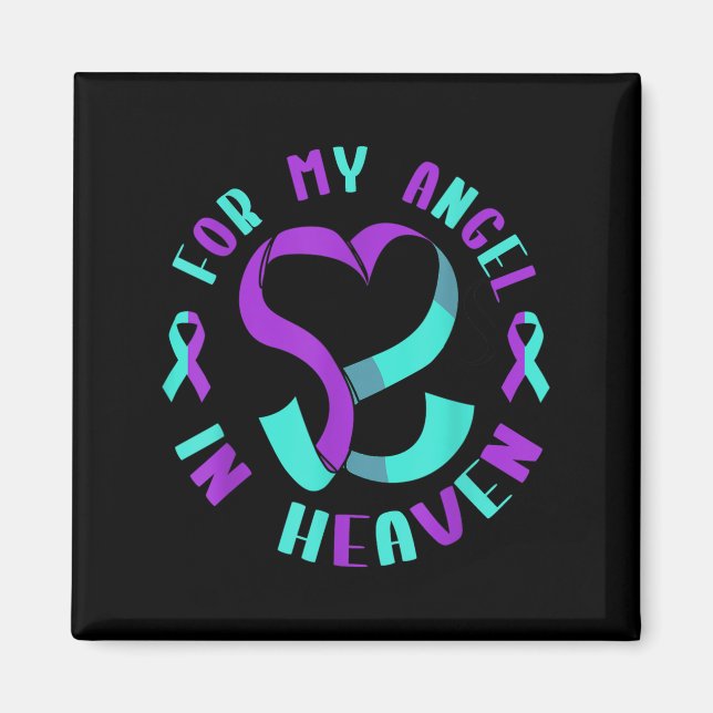 Suicide Awareness Suicide Prevention Suprt Survivo Magnet (Vorne)