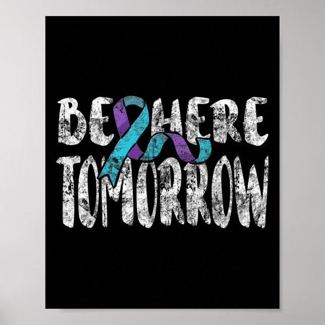 Suicide Awareness Suicide Prevention Suprt Survivo Poster (Vorne)