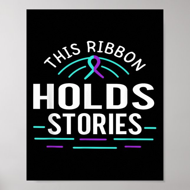 Suicide Awareness Suicide Prevention Suprt Survivo Poster (Vorne)