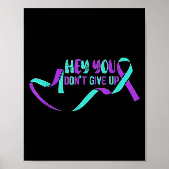 Suicide Awareness Suicide Prevention Suprt Survivo Poster (Vorne)