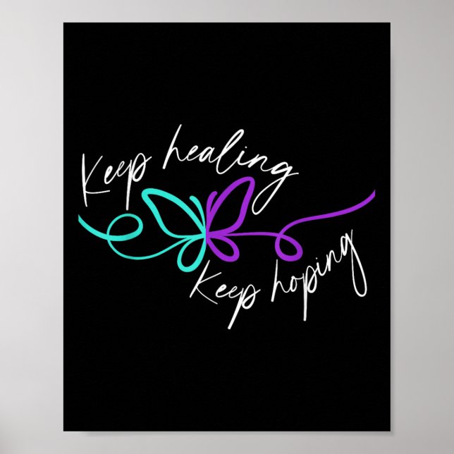 Suicide Awareness Suicide Prevention Suprt Survivo Poster (Vorne)