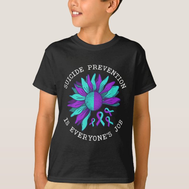 Suicide Awareness Suicide Prevention Suprt Survivo T-Shirt (Vorderseite)