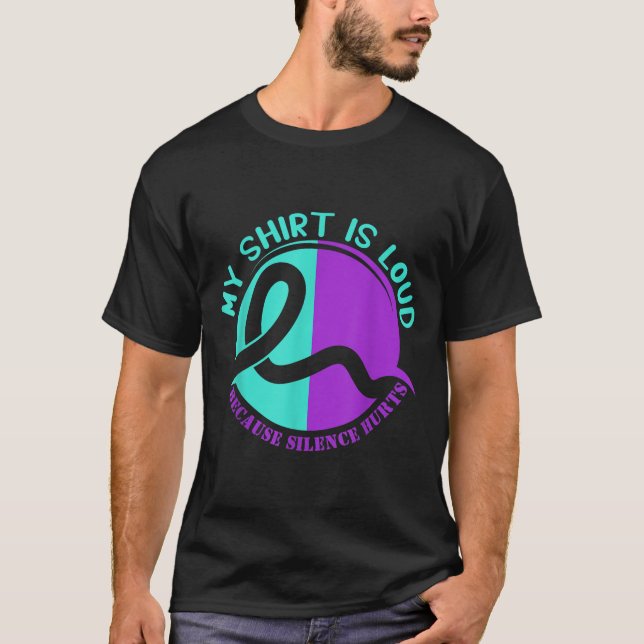 Suicide Awareness Suicide Prevention Suprt Survivo T-Shirt (Vorderseite)