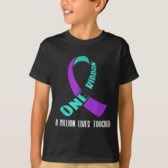 Suicide Awareness Suicide Prevention Suprt Survivo T-Shirt (Vorderseite)